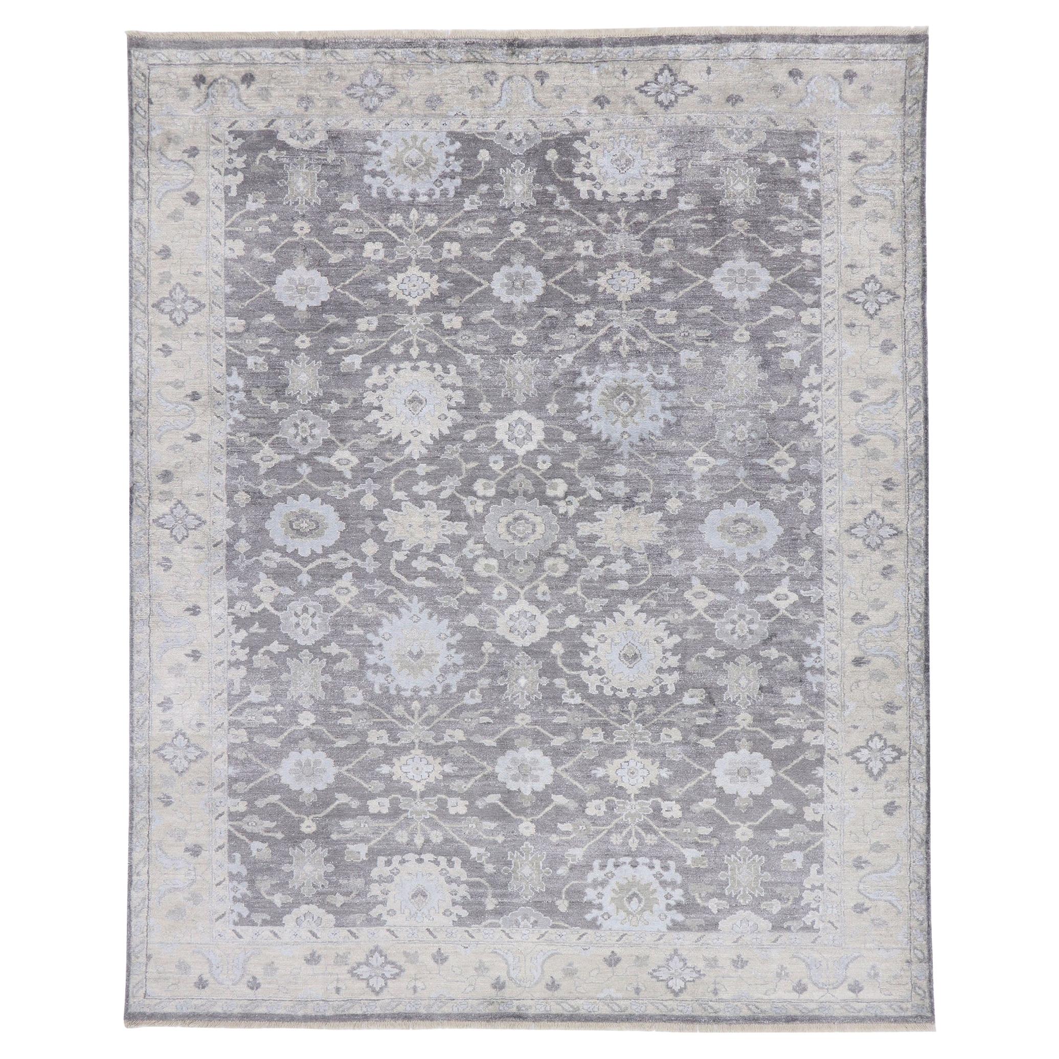 New Contemporary Oushak Style Rug With, Area Rug Contemporary Design