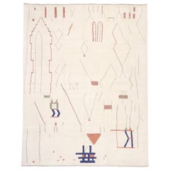 Nouveau tapis marocain contemporain surdimensionné avec Brutalist