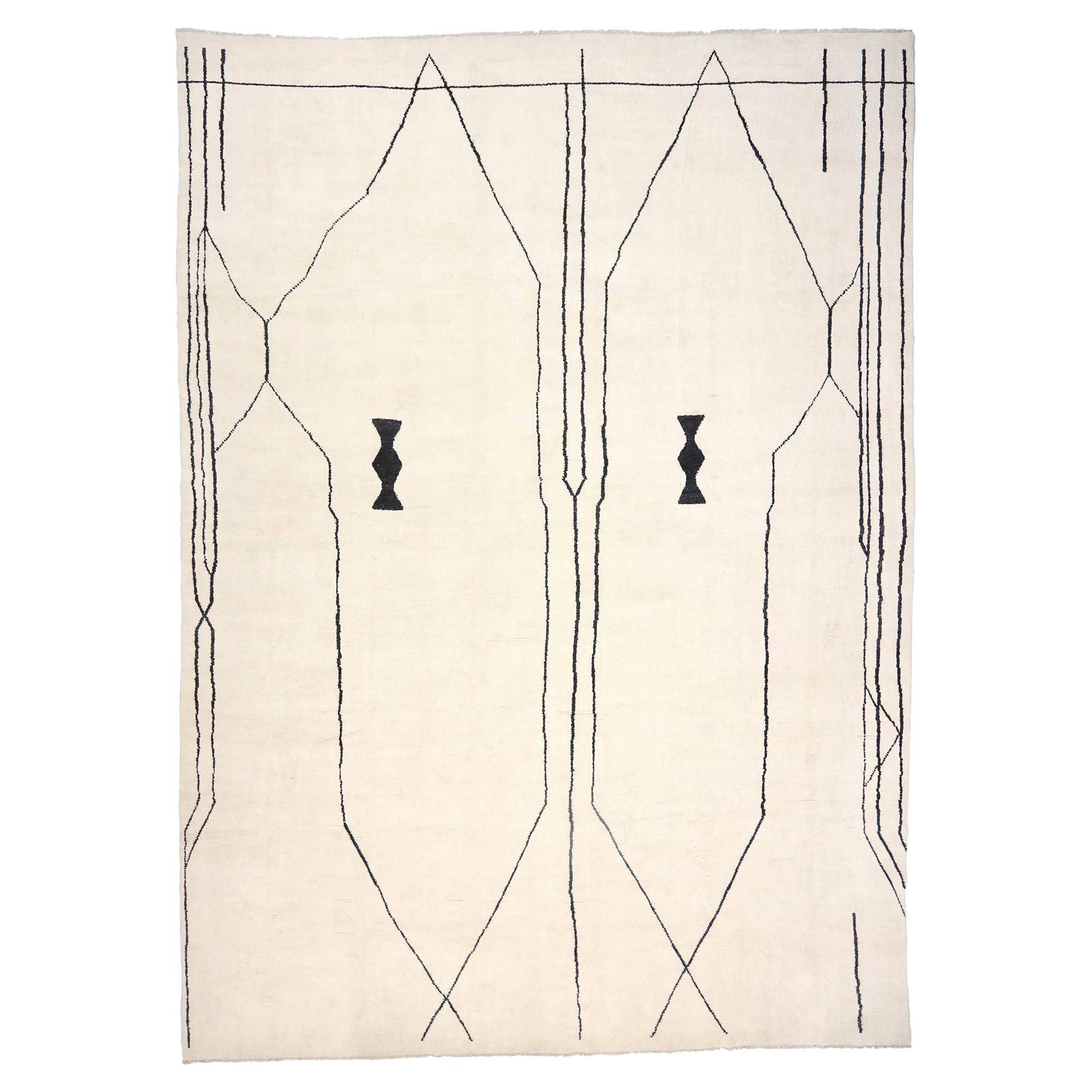 New Contemporary Oversized Moroccan Style Rug