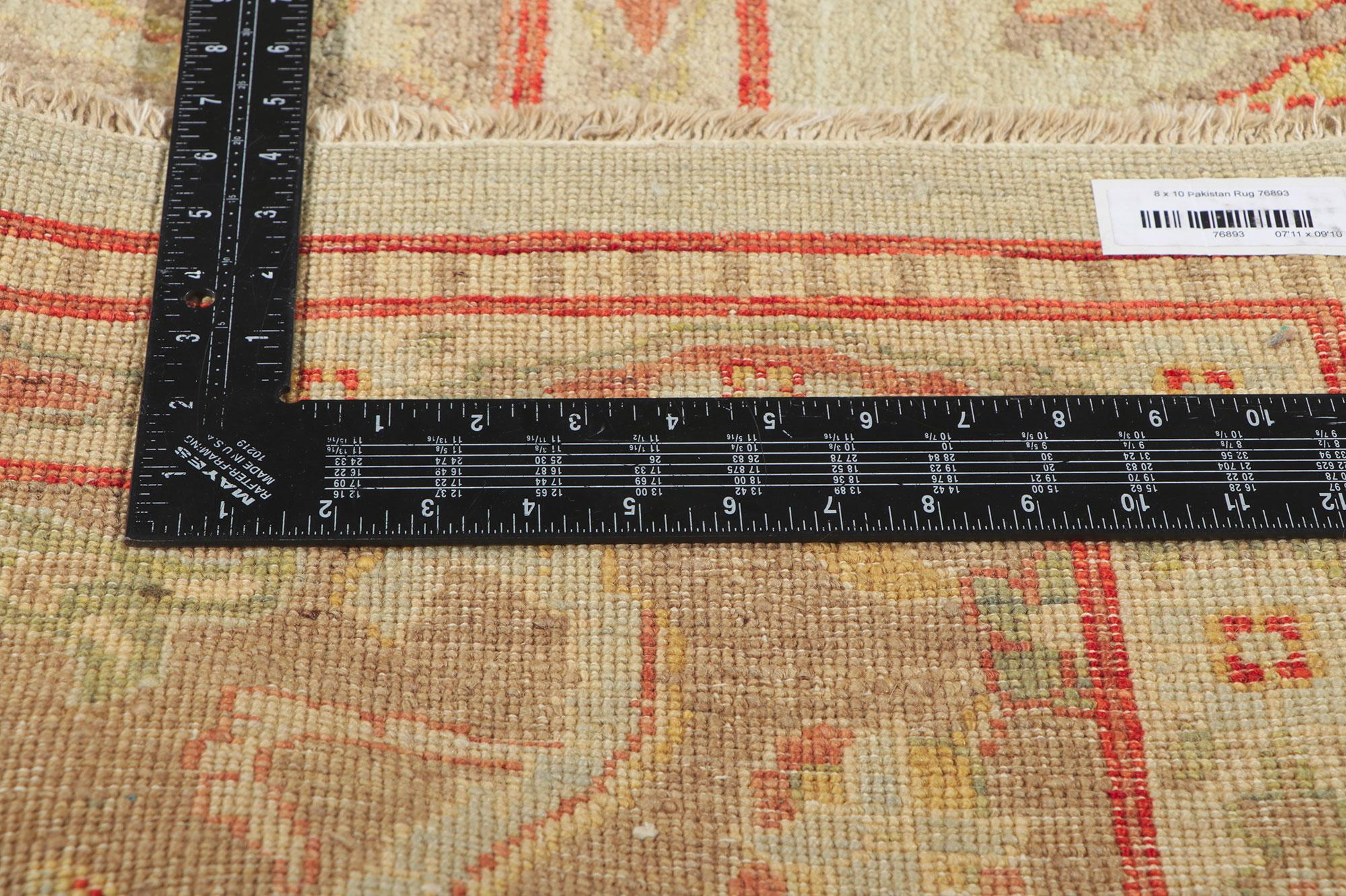 New Contemporary Oushak Carpet with Traditional Style (Nouveau tapis contemporain en oushak avec un style traditionnel) en vente 6