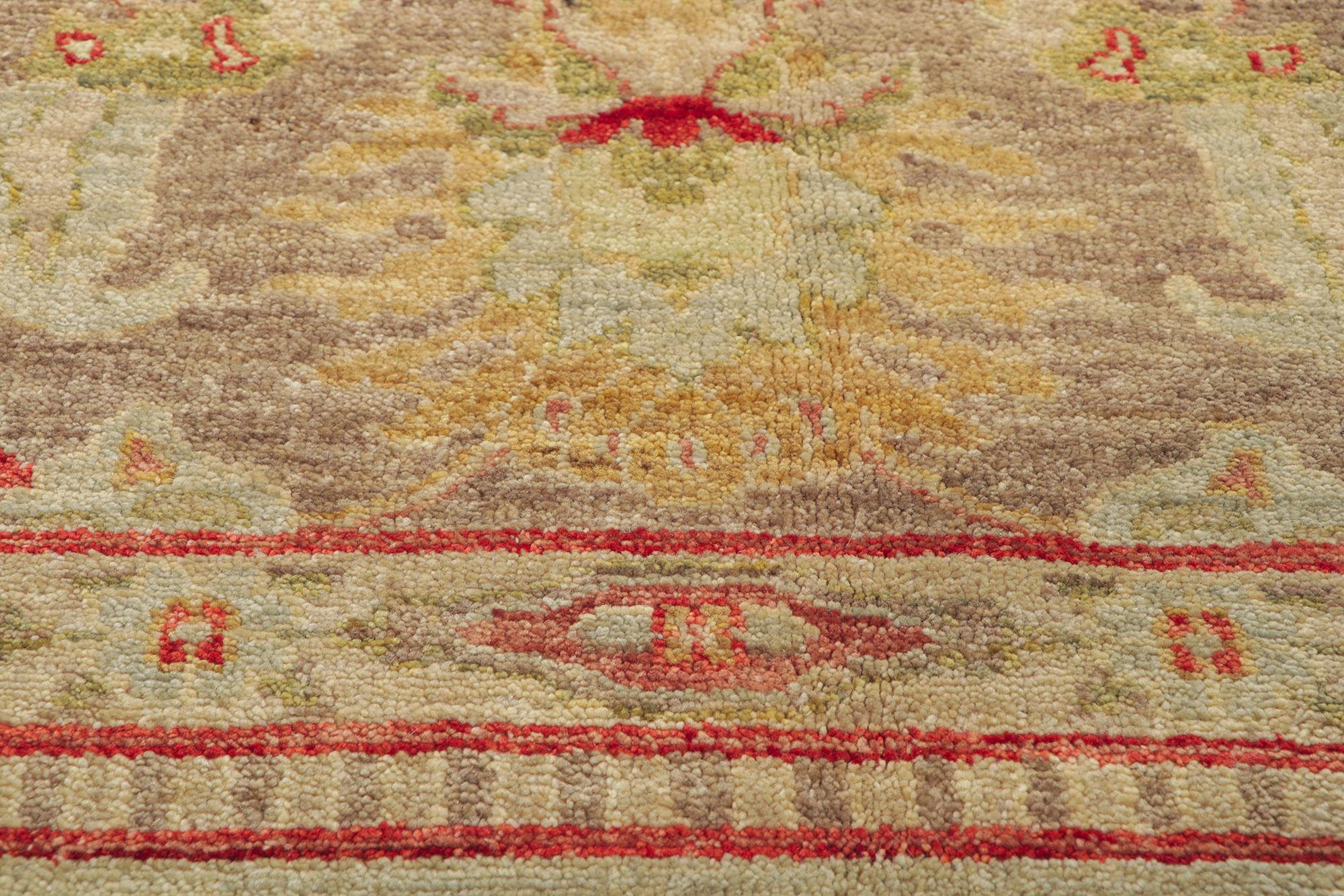 New Contemporary Oushak Carpet with Traditional Style (Nouveau tapis contemporain en oushak avec un style traditionnel) en vente 5