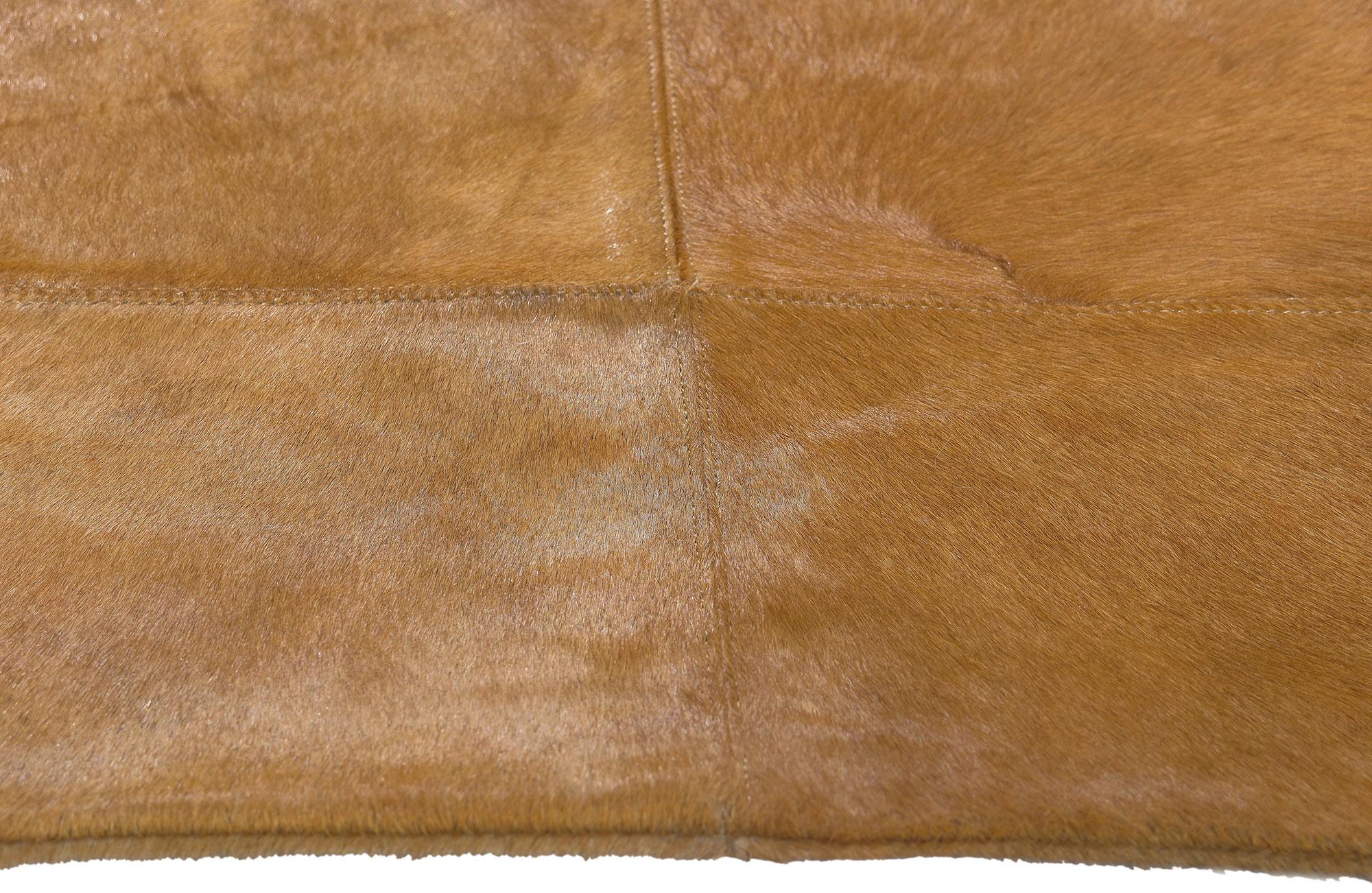 Estetismo New Contemporary Patchwork Cowhide Pillow Cover con uno stile moderno in vendita