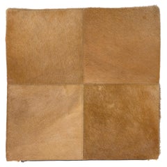 New Contemporary Patchwork Cowhide Pillow Cover with Modern Style (housse de coussin contemporaine en peau de vache avec patchwork et style moderne)
