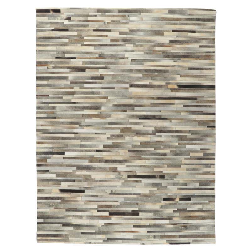 Patchwork Cowhide Rug For Sale at 1stDibs