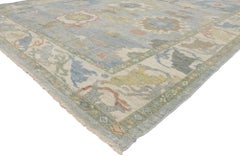 New Contemporary Persian Sultanabad Rug with Modern Coastal Style