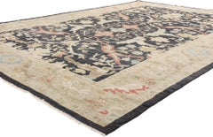 New Modern Turkish Sultanabad Carpet with Traditional Style
