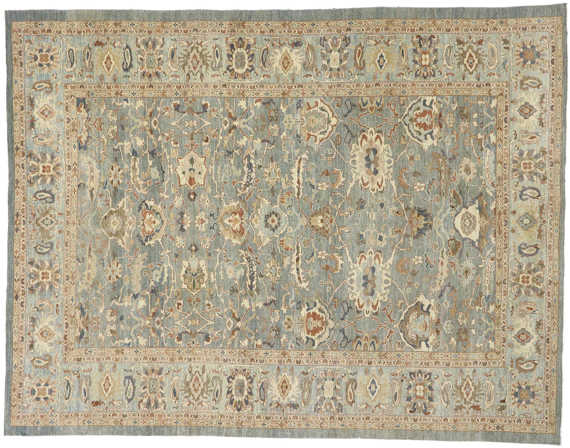 New Contemporary Persian Sultanabad Rug with Modern Style For Sale 3