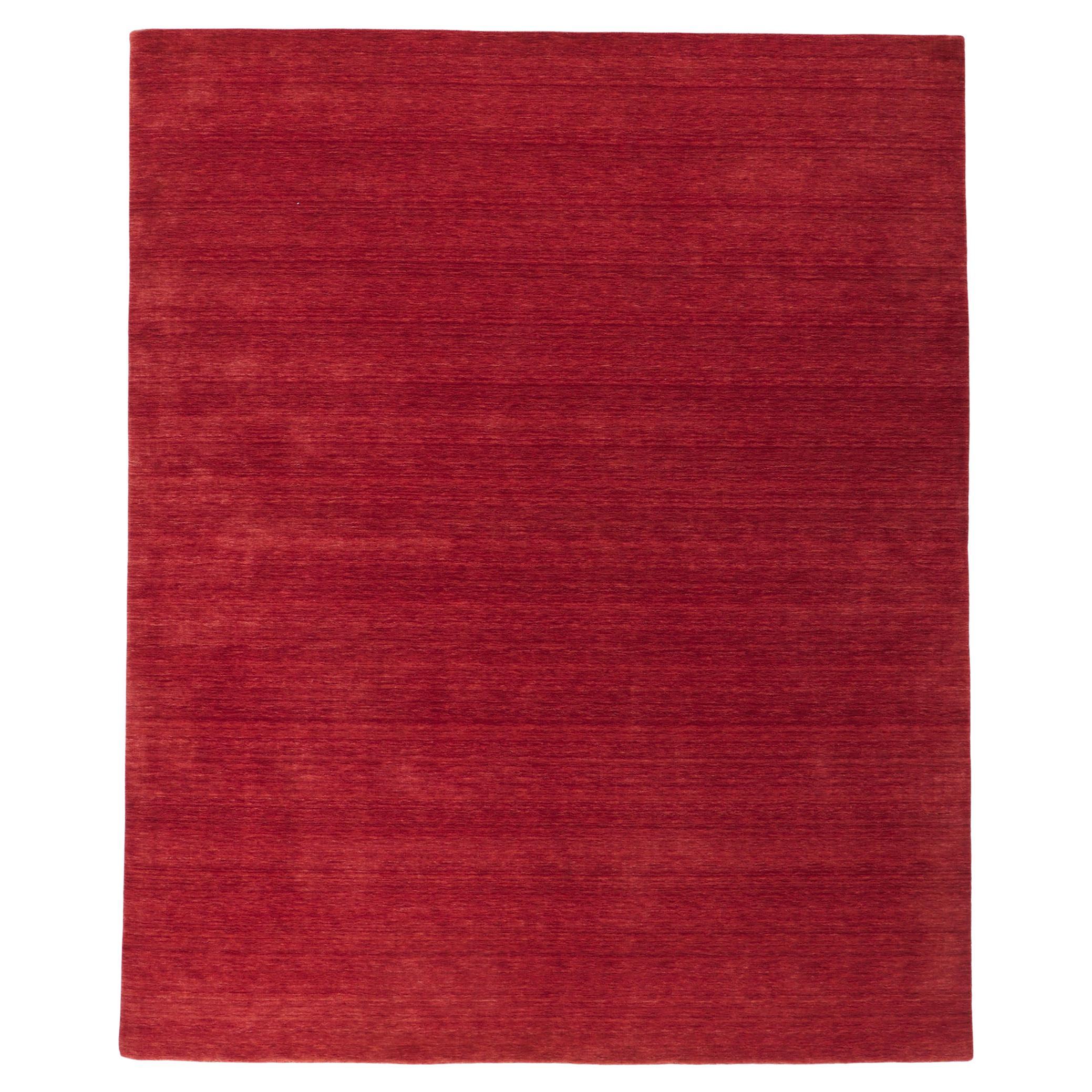 New Contemporary Red Area Rug with Modern Luxe Style