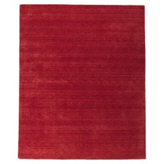 New Contemporary Red Area Rug with Modern Luxe Style