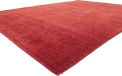 New Contemporary Red Area Rug with Modern Style