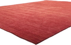 New Contemporary Red Area Rug with Modern Style
