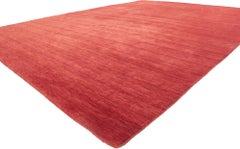 New Contemporary Red Area Rug with Modern Style