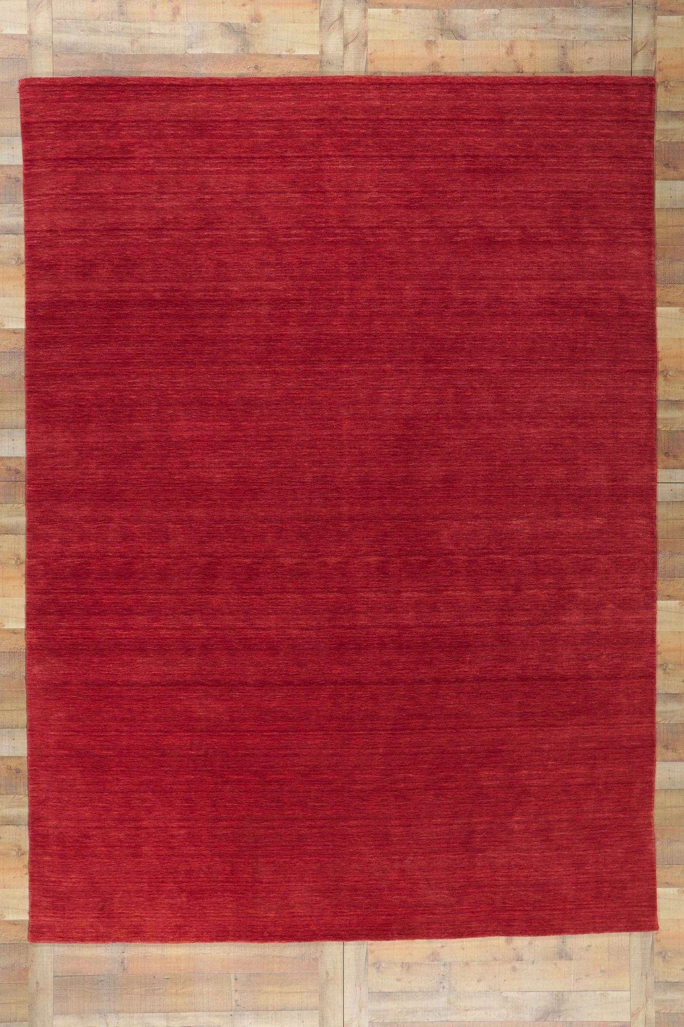Other New Contemporary Red Area Rug with Modern Style For Sale