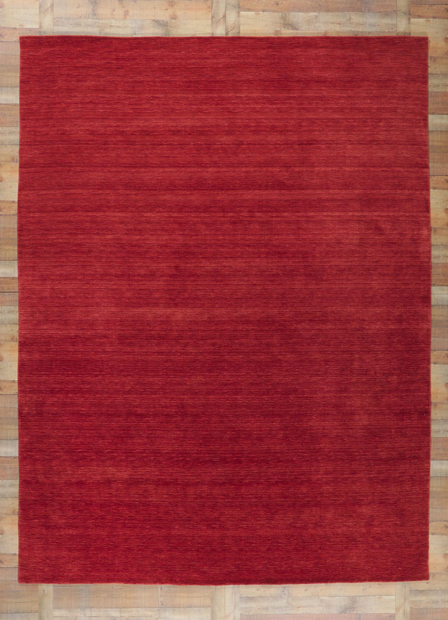 Other New Contemporary Red Area Rug with Modern Style For Sale