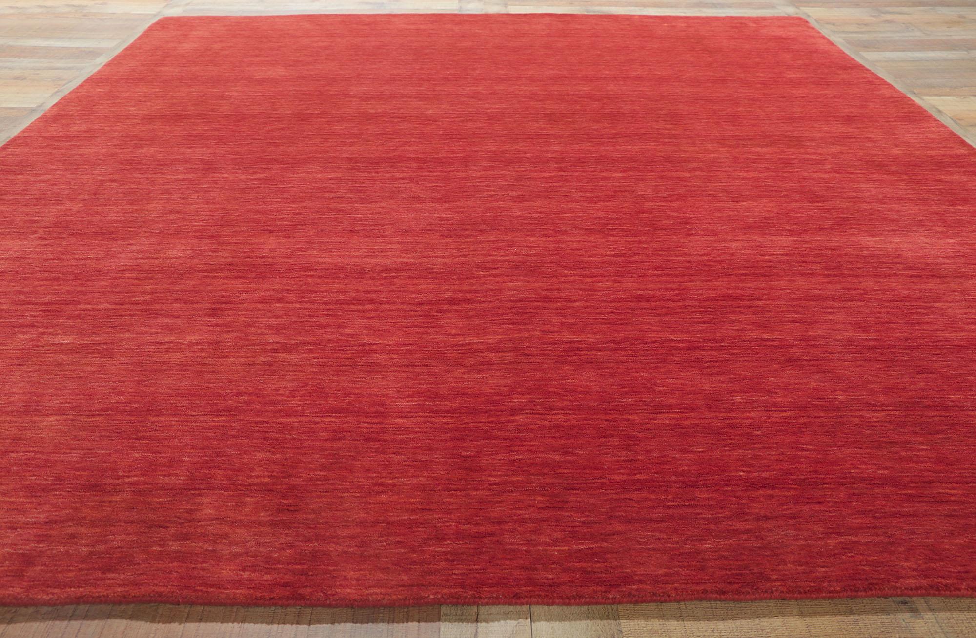 Other New Contemporary Red Area Rug with Modern Style For Sale