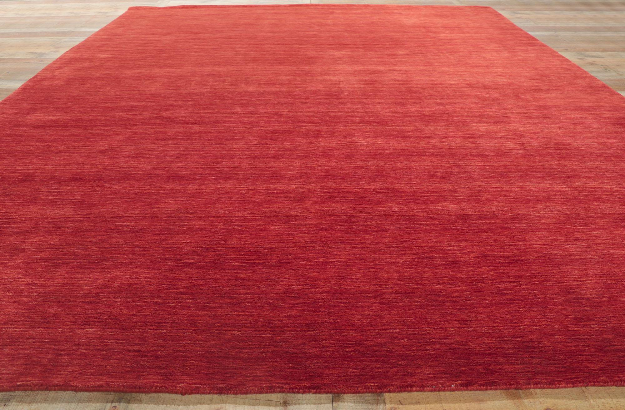 Nueva alfombra contemporánea roja de estilo moderno Lana en venta