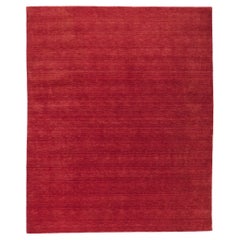 New Contemporary Red Area Rug mit Modern Style