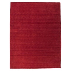 New Contemporary Red Area Rug mit Modern Style
