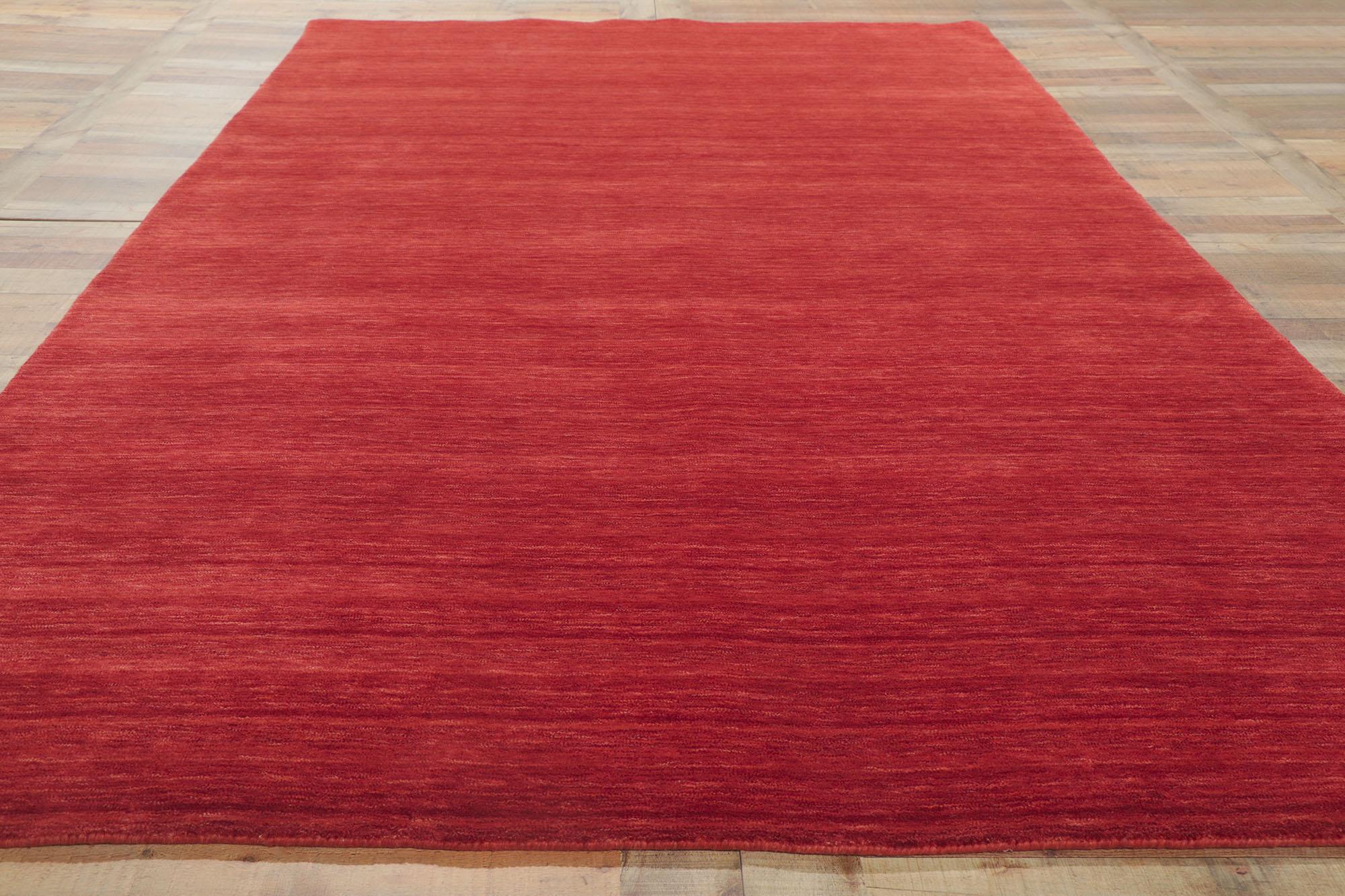 Nueva Alfombra de Galería Contemporánea Roja Siglo XXI y contemporáneo en venta