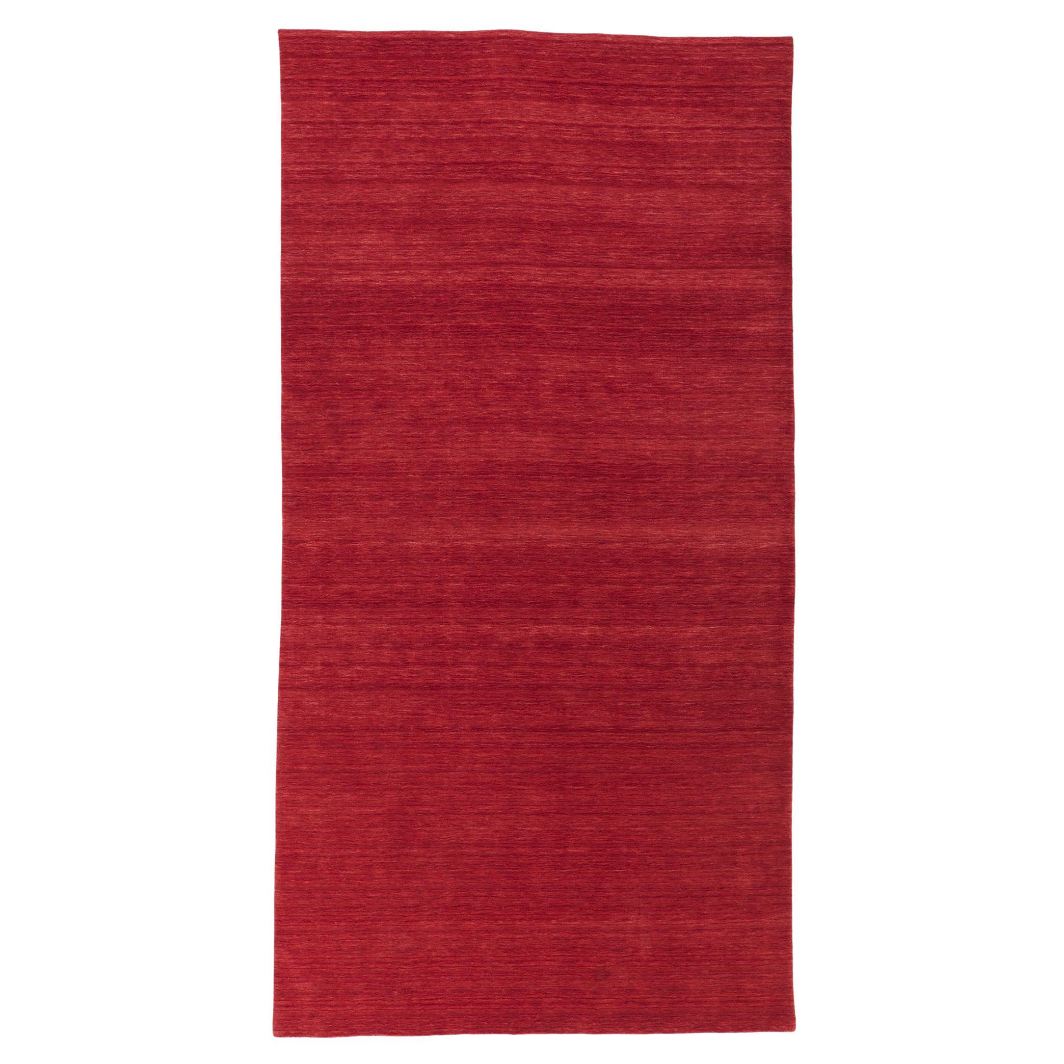 New Contemporary Red Gallery Rug For Sale