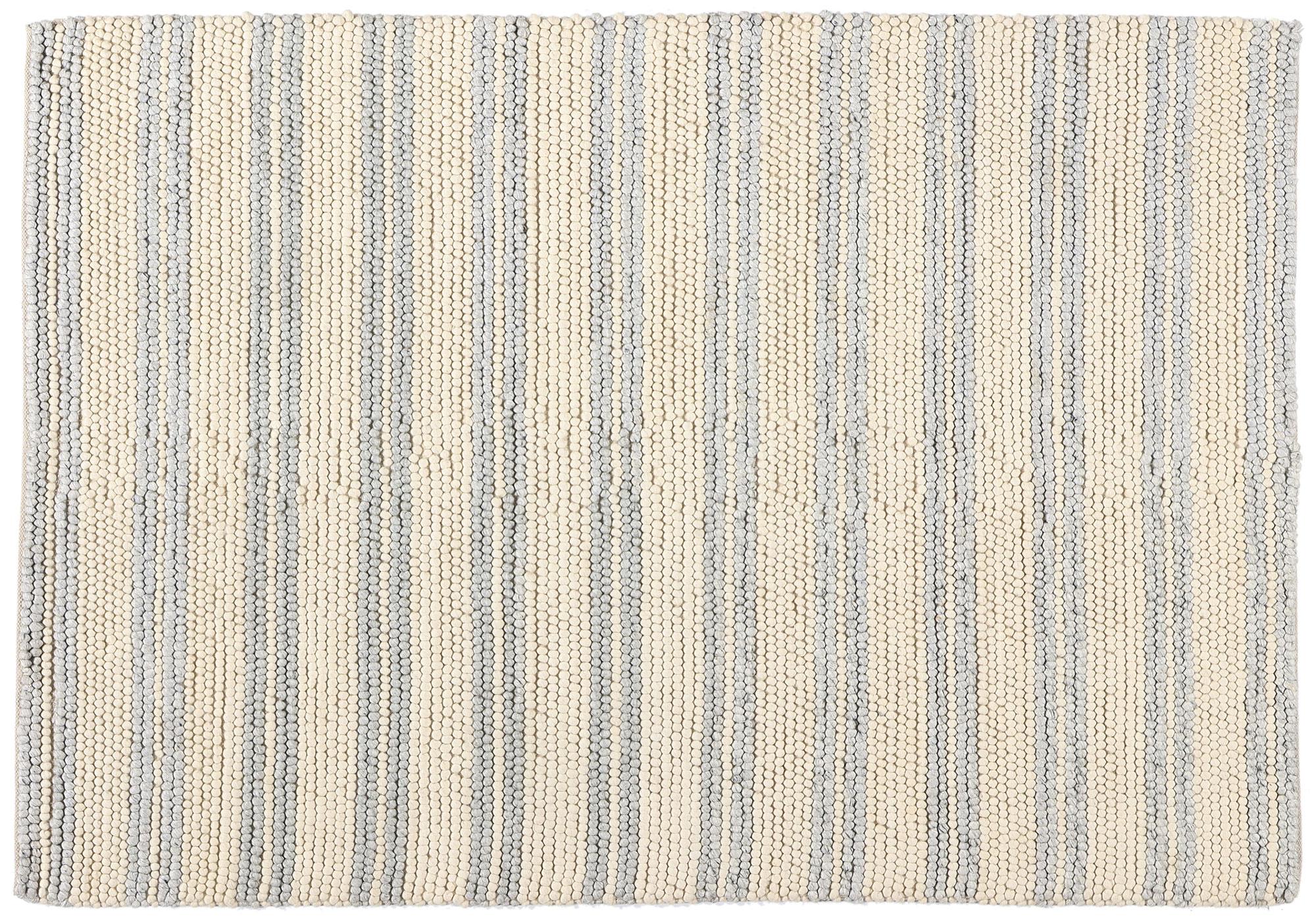 New Contemporary Striped Textured Rug For Sale 3