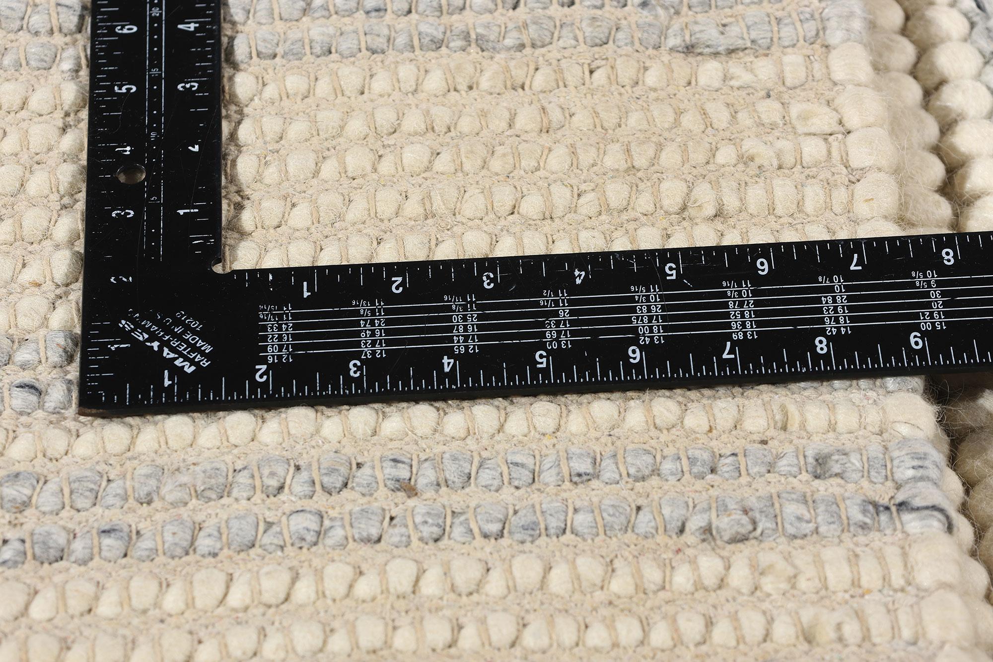 New Contemporary Striped Textured Rug In New Condition For Sale In Dallas, TX