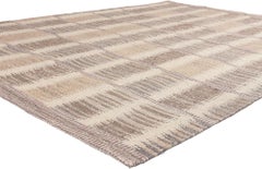 Neuer skandinavisch-schwedischer, von Berit Koenig inspirierter Kilim Röllakan, 06'04 x 08'09