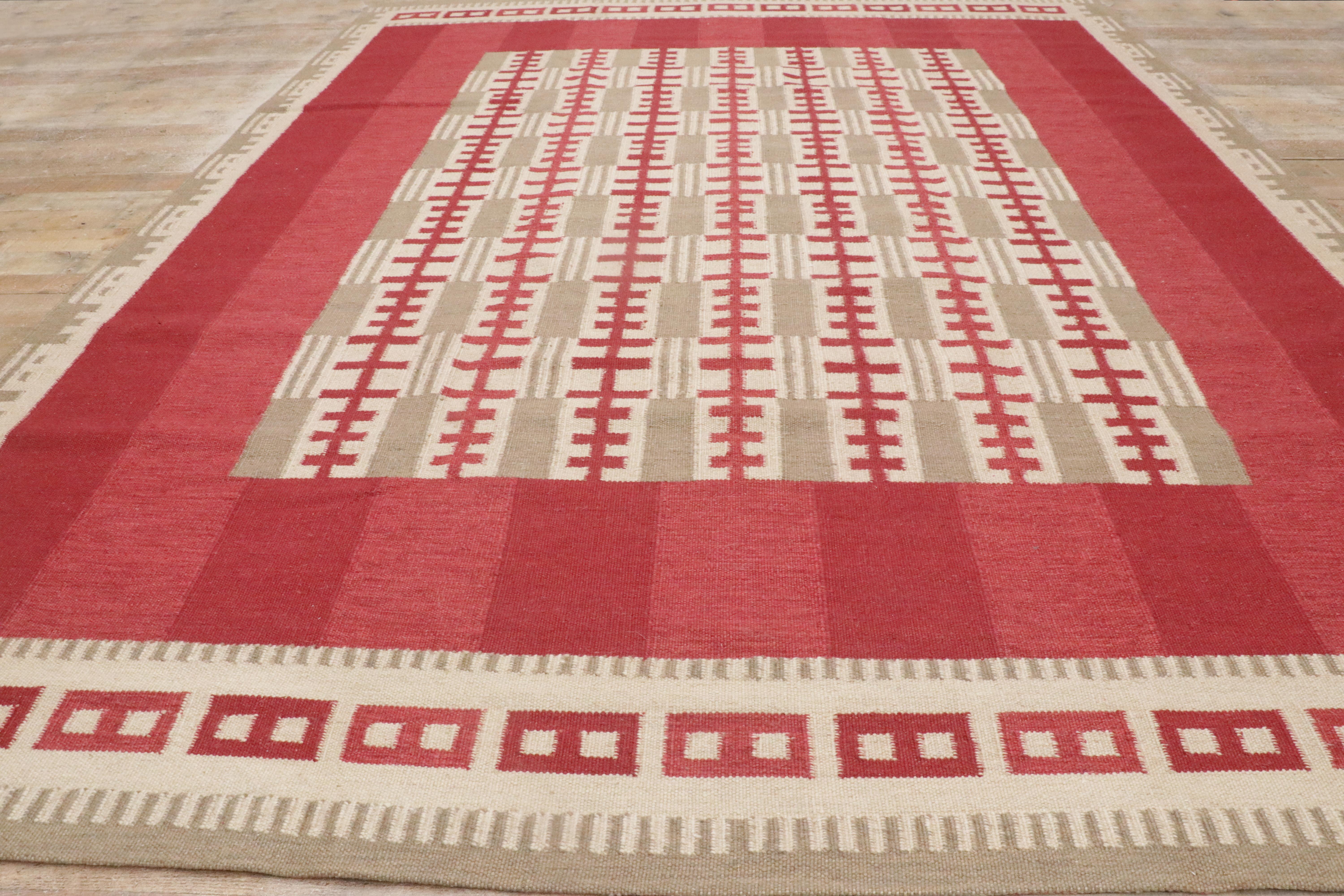 New Contemporary Swedish Scandinavian Style Röllakan Inspired by Irma Kronlund For Sale 9