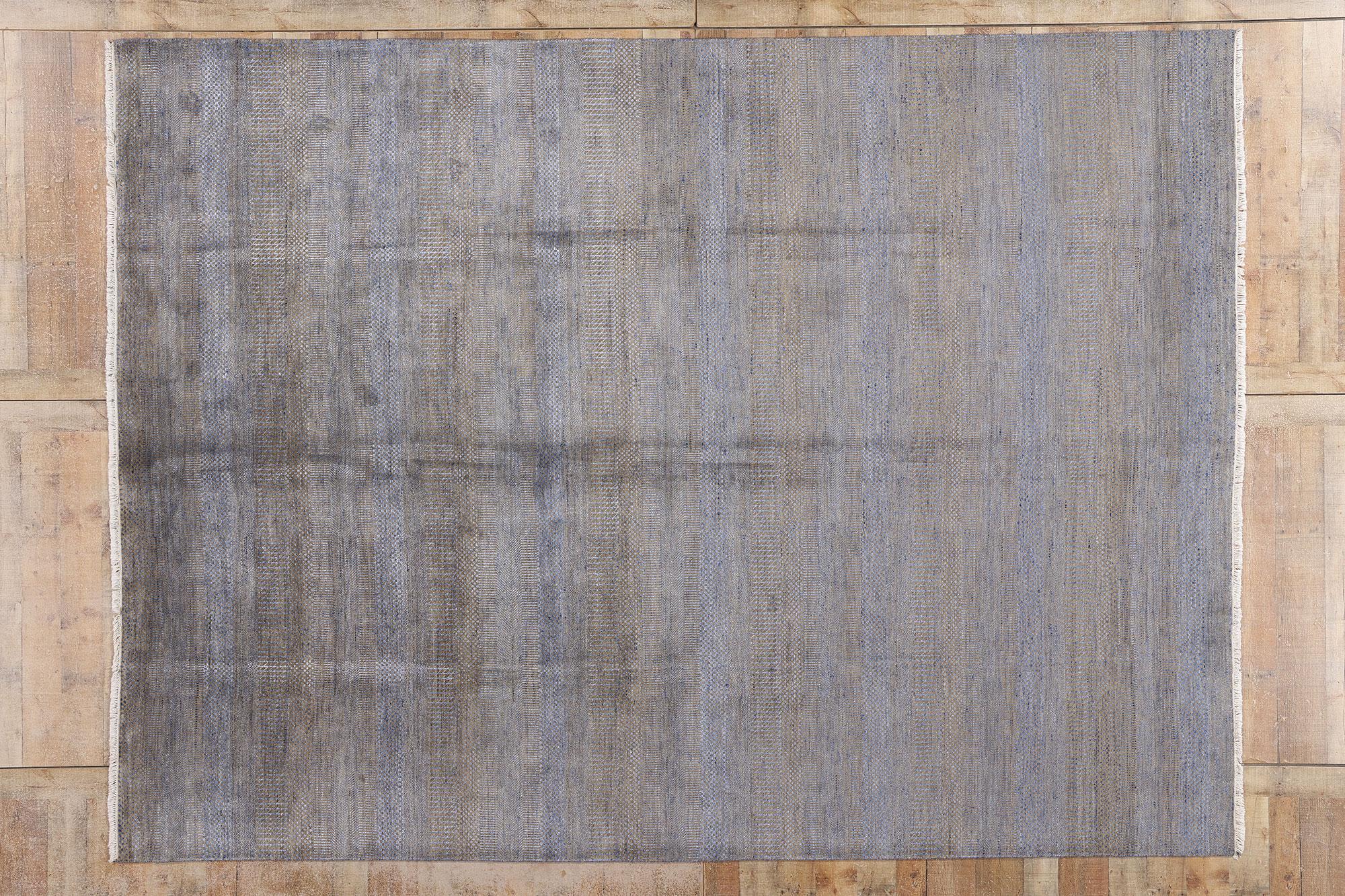 Whispers of Refinement: Transitional Wool & Silk Masterpiece of Subtle Prestige For Sale 1