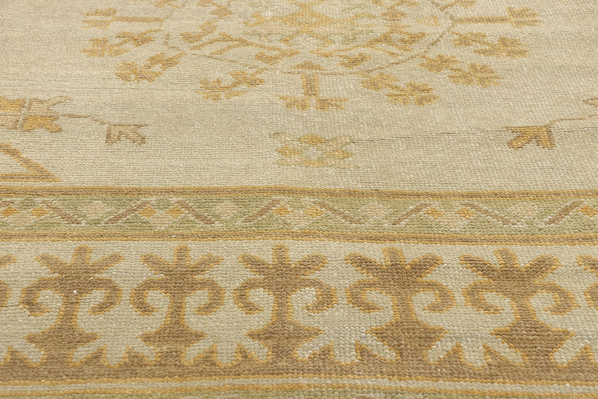 New Contemporary Türkischer Khotan-Teppich, 10'03 x 14'04 (21. Jahrhundert und zeitgenössisch) im Angebot