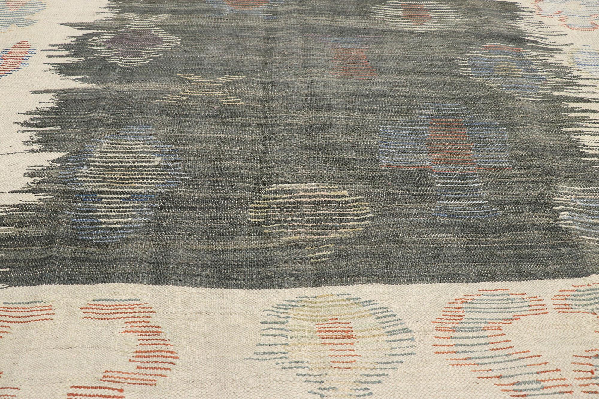 Contemporary Santa Fe Southwest Modern Turkish Kilim Rug im Zustand „Neu“ im Angebot in Dallas, TX