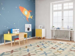 New Contemporary Turkish Kilim Area Rug with Tribal Boho Chic Style