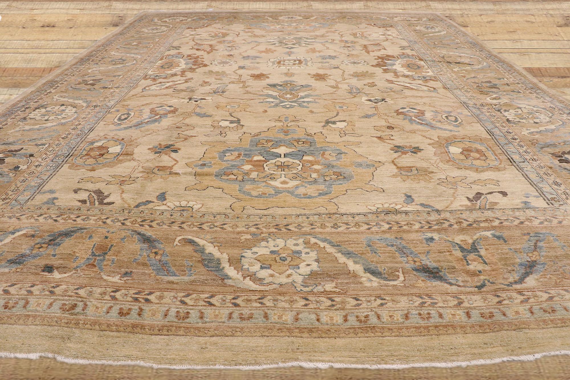 Contemporary Persian Sultanabad Rug, 13'00 x 18'00 For Sale 2