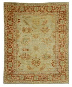 New Contemporary Turkish Oushak Area Rug with Spanish Colonial Style