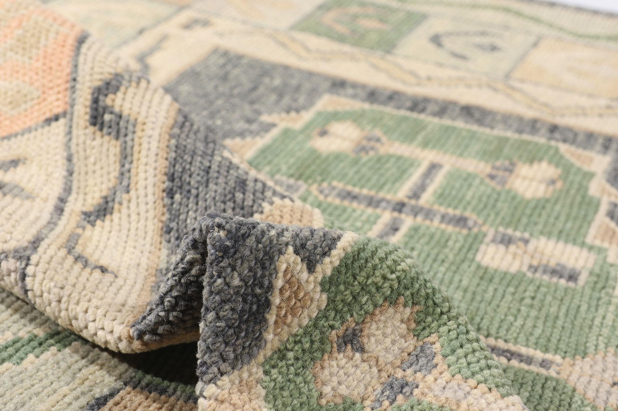 New Contemporary Turkish Oushak Carpet with Modern Style For Sale 2