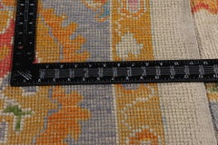 New Contemporary Turkish Oushak Carpet with Transitional Style