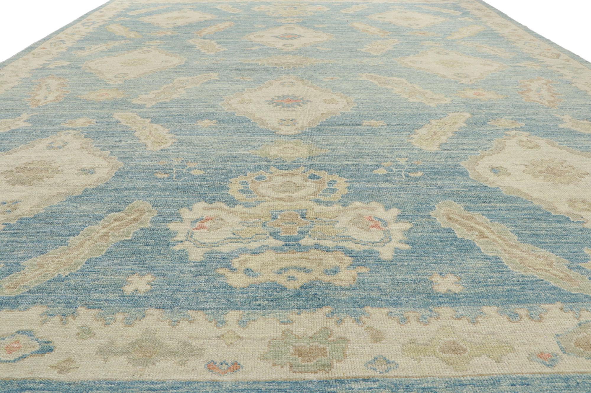 New Contemporary Turkish Oushak Rug In New Condition For Sale In Dallas, TX