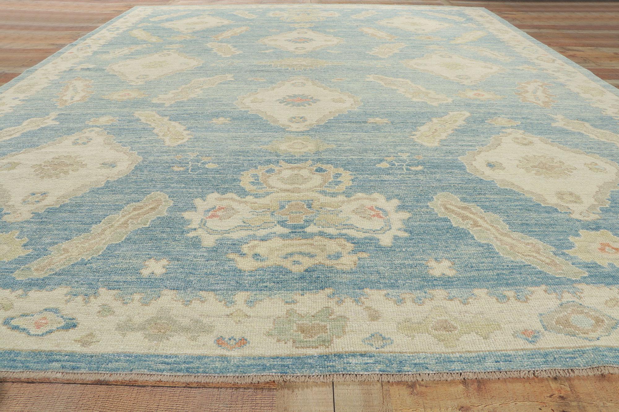 New Contemporary Turkish Oushak Rug For Sale 2