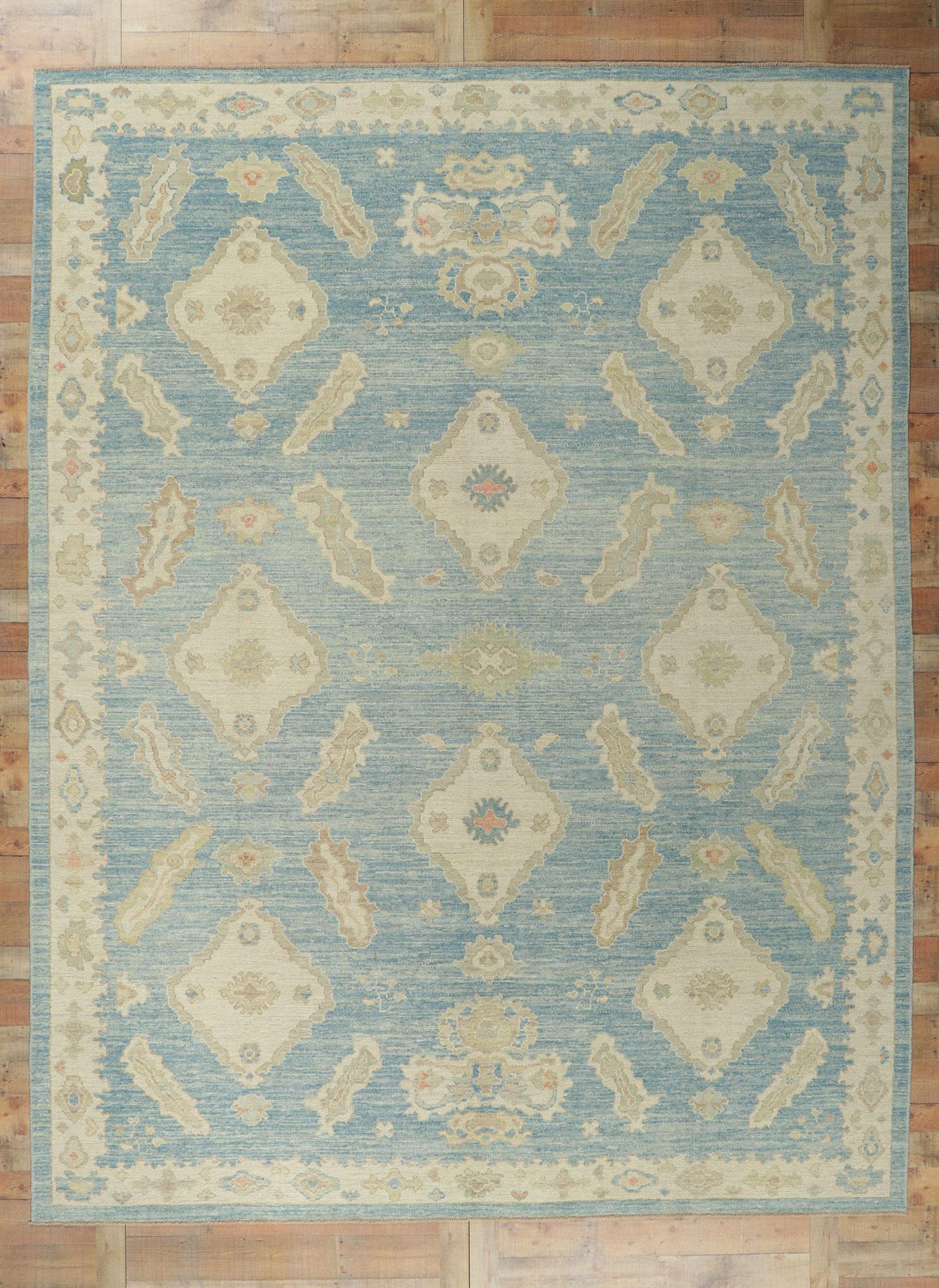 New Contemporary Turkish Oushak Rug For Sale 3