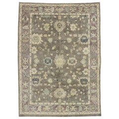 Nouveau tapis turc contemporain d'Oushak avec style Bungalow moderne