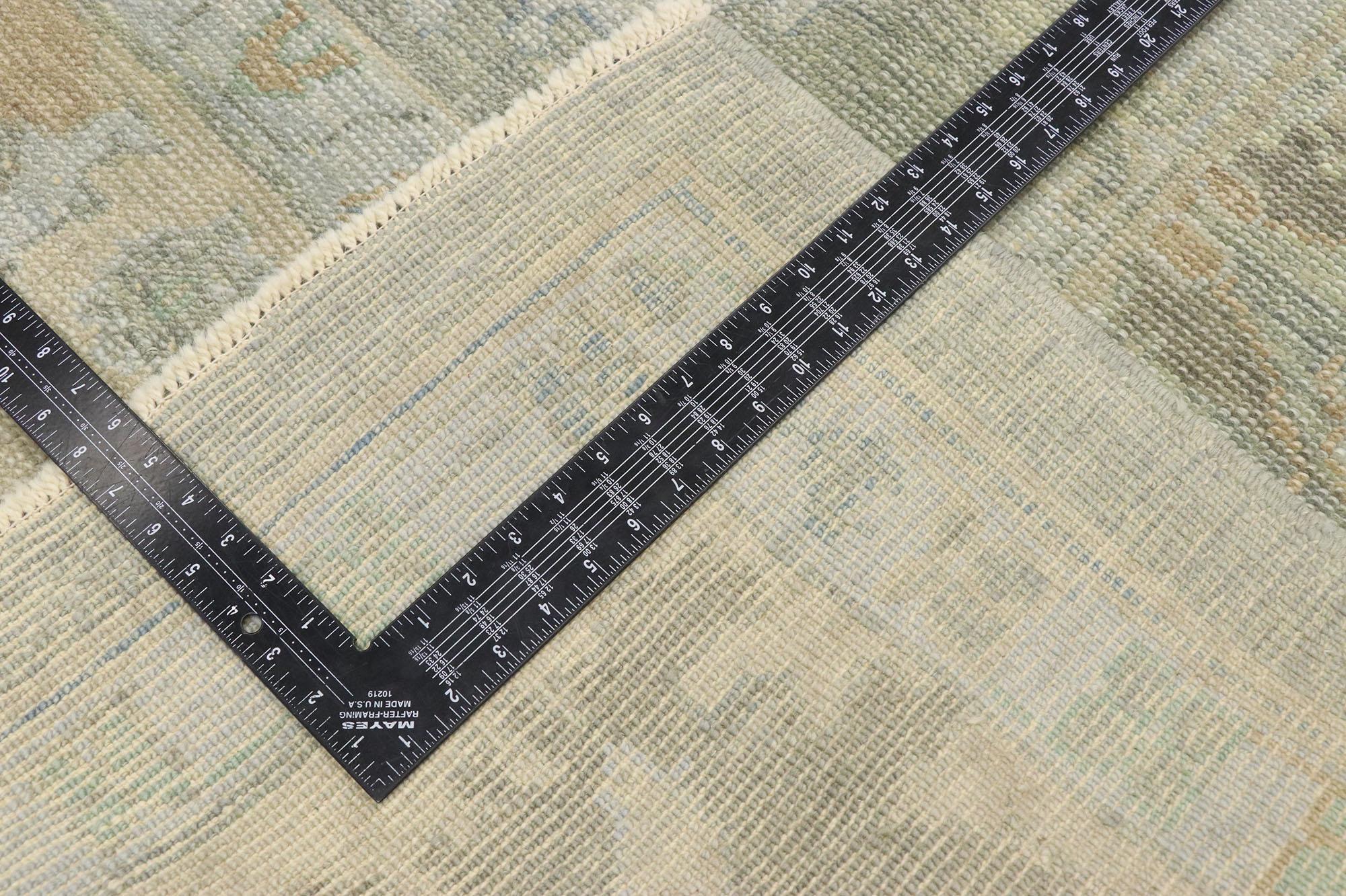 Nueva Alfombra Turca Contemporánea Oushak de Estilo Colonial Costero Moderno en Nuevo estado para la venta en Dallas, TX