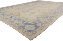 New Contemporary Turkish Oushak Carpet with Modern Style