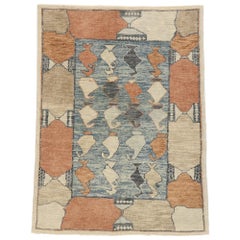New Contemporary Turkish Oushak Rug with Modern Rustic Italian Style