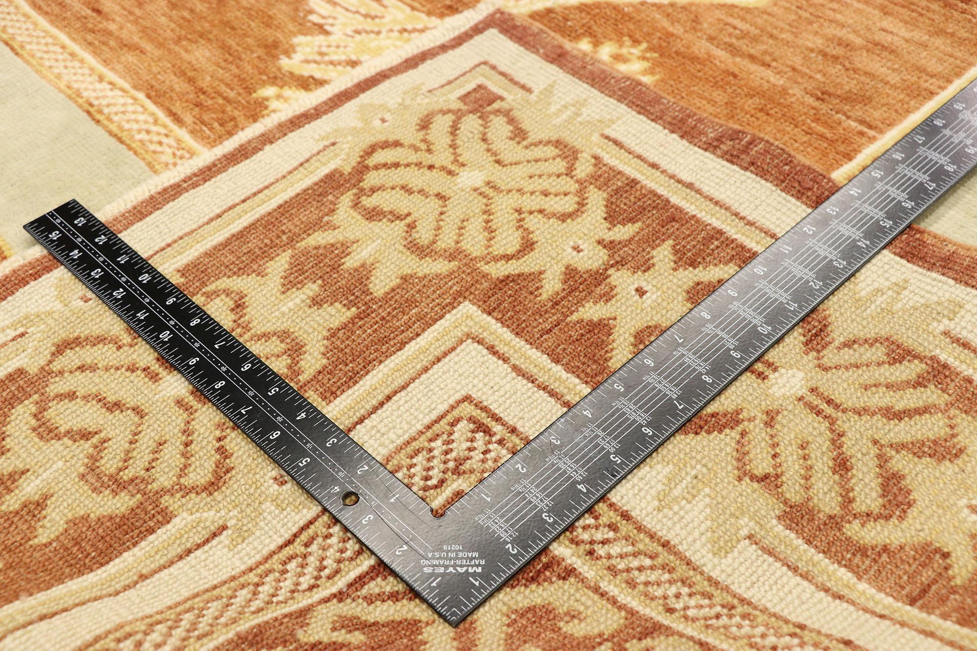 Nuovo tappeto turco contemporaneo Oushak con stile moderno e rustico mediterraneo In condizioni Nuovo in vendita a Dallas, TX