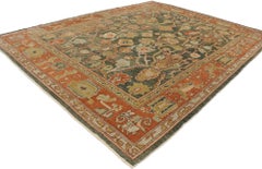 New Contemporary Turkish Oushak Rug with Modern Spanish Revival Style