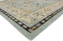 New Contemporary Turkish Oushak Rug with Modern Style