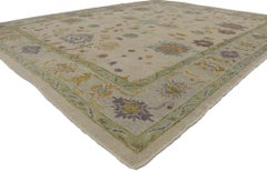 New Contemporary Turkish Oushak Rug with Modern Style