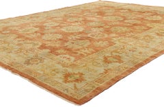 New Contemporary Turkish Oushak Rug with Modern Style