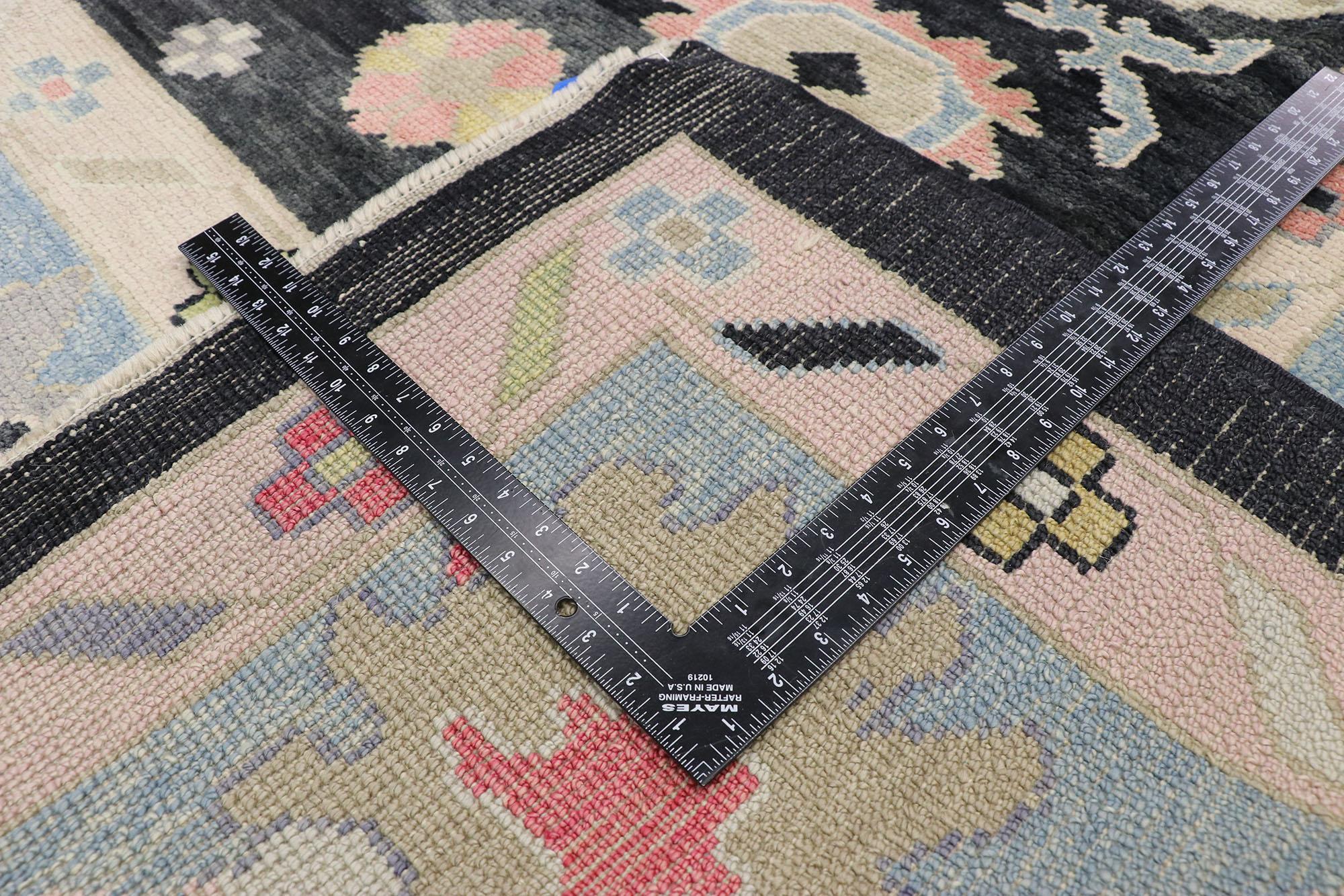 Nouveau tapis turc contemporain Oushak au style moderne Neuf - En vente à Dallas, TX