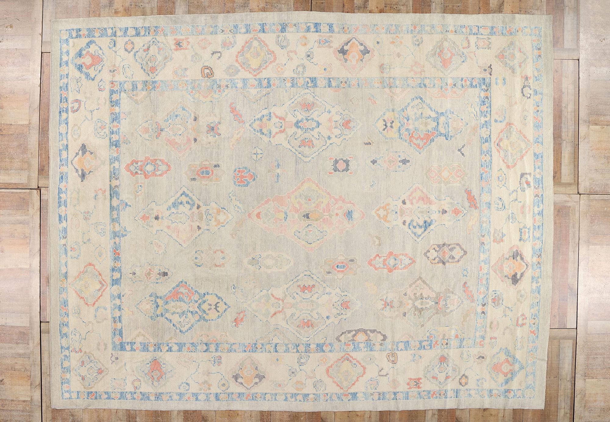 Nouveau tapis Oushak turc contemporain de style Modernity en vente 2